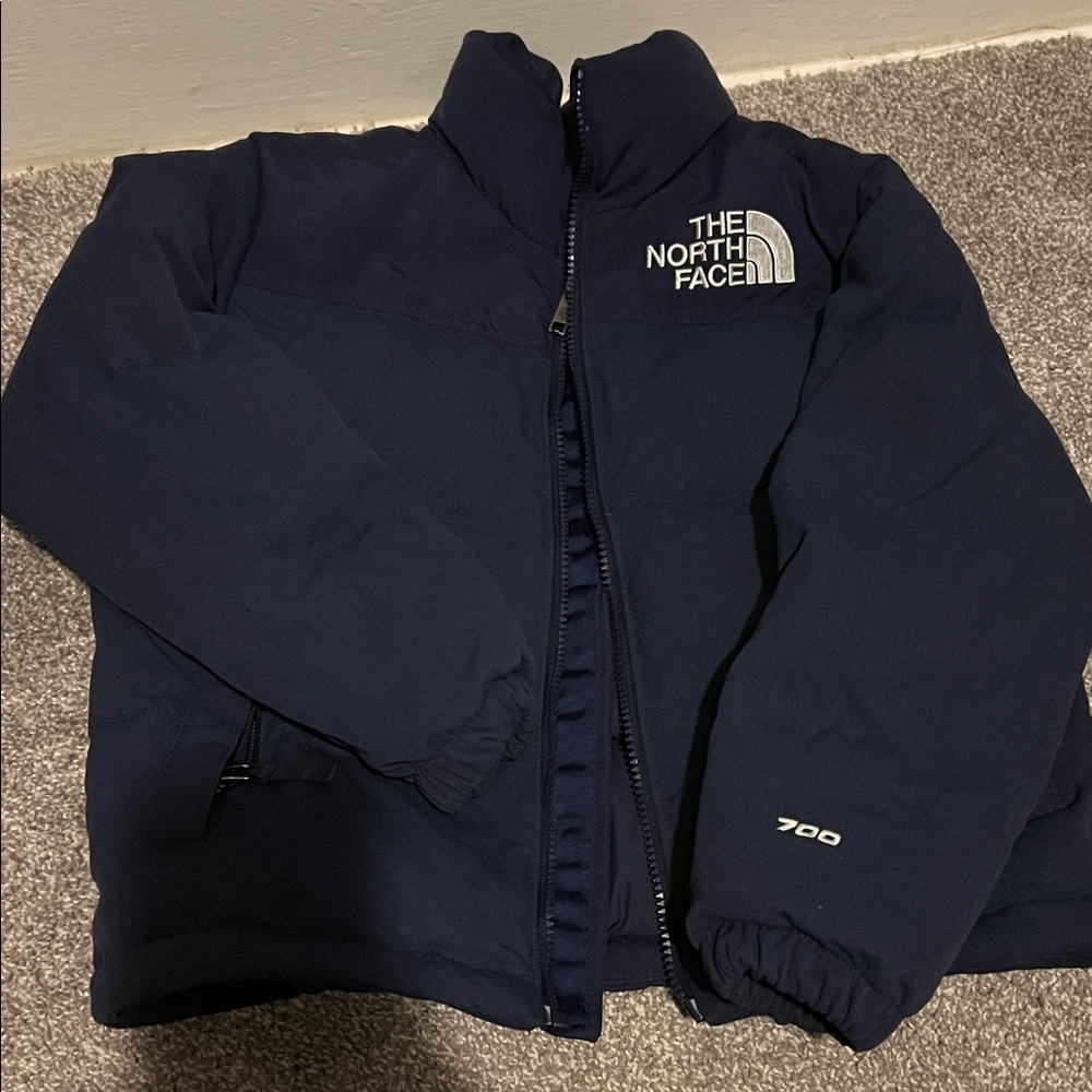 The North Face Navy Blue 700 Insulated Puffer Jacket